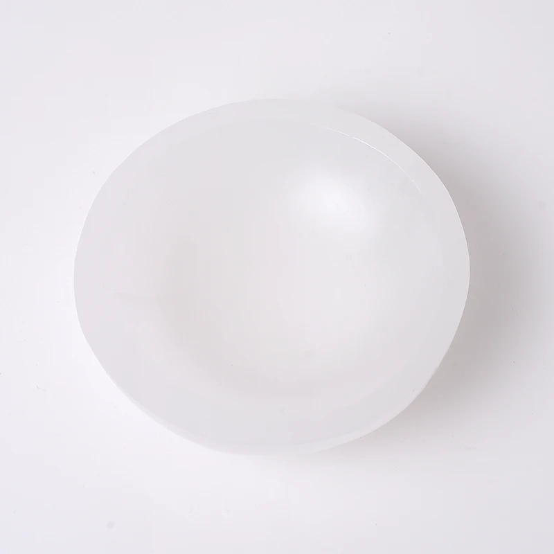 

Natural selenite quartz crystal stone bowl round home decoration handmade crystal crafts