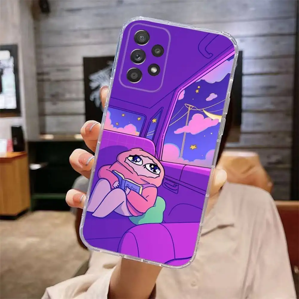 Bonita funda de teléfono K-Ketnipz para Samsung Galaxy A,71,70,52,51,40,31,50,50S,30S,21S,12,10,Note20ultra transparente