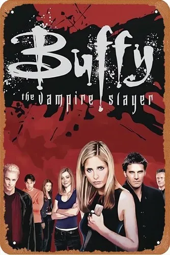 Buffy The Vampire (2017-2023)   vintage metal tin art wall decor