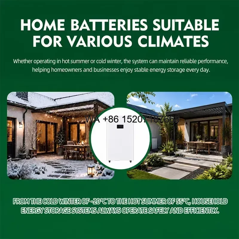 Wmwmnu for Wmwmnu Solar Power 15Kwh 16kwh Lithium Battery 51.2V 300Ah 314Ah Home Solar System Battery Power Storage Supply