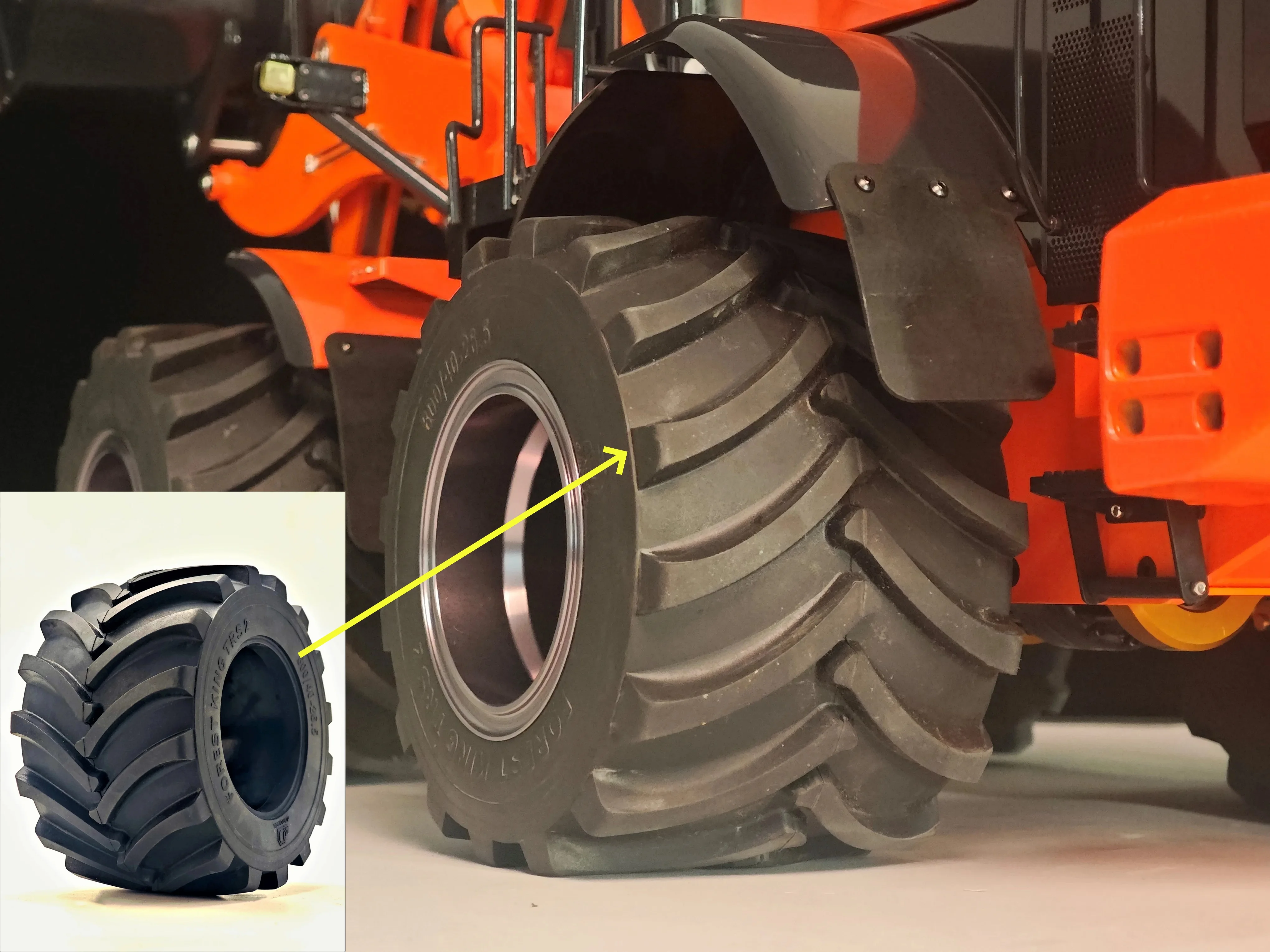 

Шина с переплетенной текстурой «елочка» 800/40 — обновленный аксессуар для самосвала Tamiya RC 1/14 (Slippery Mountain Terrain)