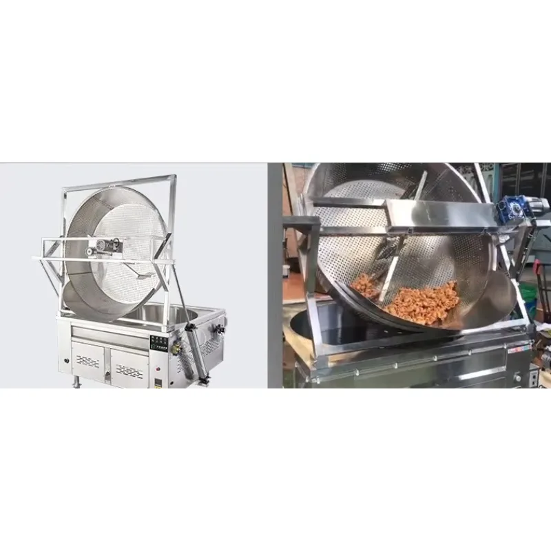 High Productivity Commercial Gas Frying Machine For Sale