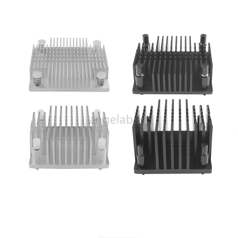 Aluminum Profile Heatsink 50*50MM Electronic Radiator with Holes Heat Sink Block Power Supply Cooling
