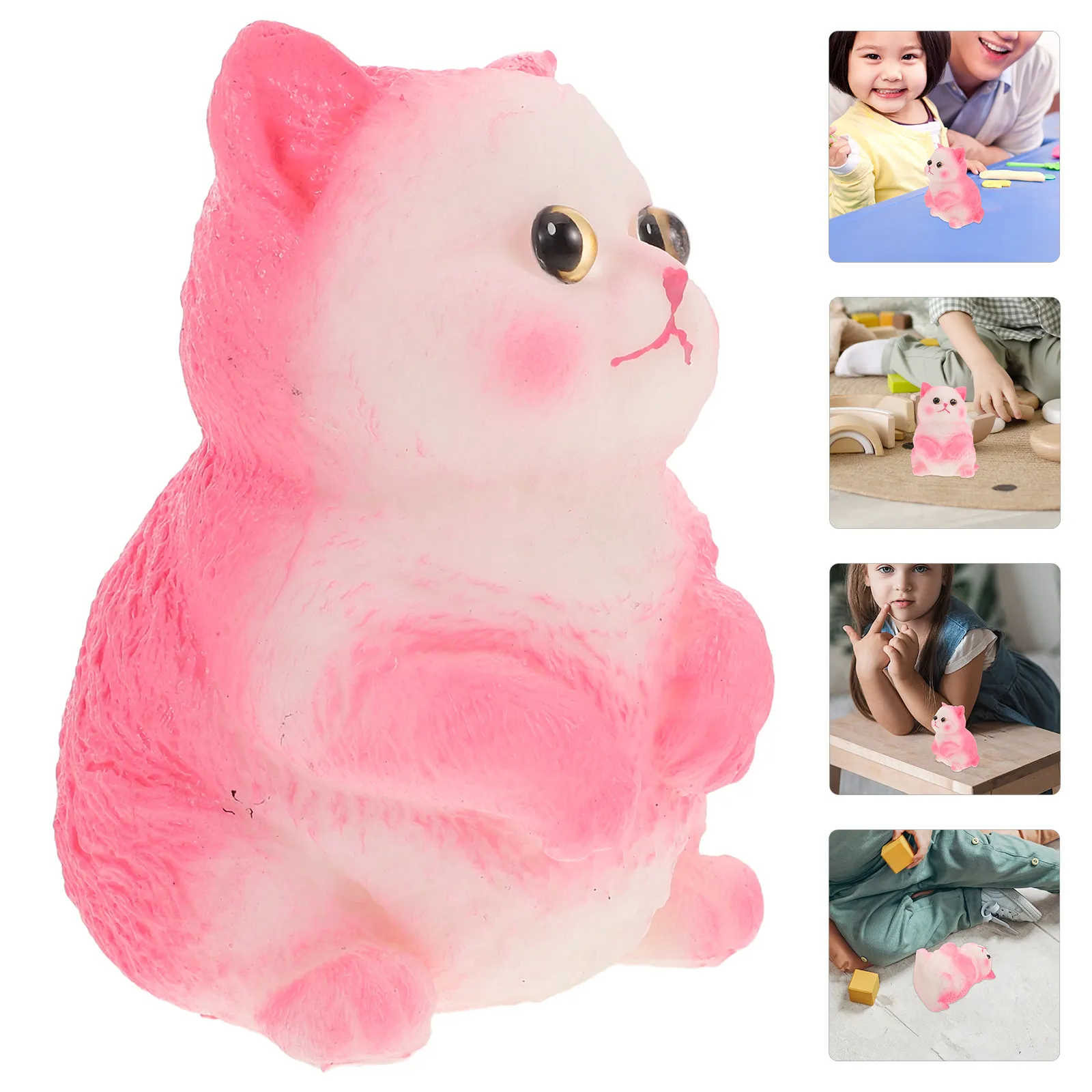 

Реалистичная игрушка-антистресс в виде кошки для снятия тревоги, мягкая имитация животного для расслабления, сенсорная игрушка-фиджет для детей и взрослых, подарок для вечеринок