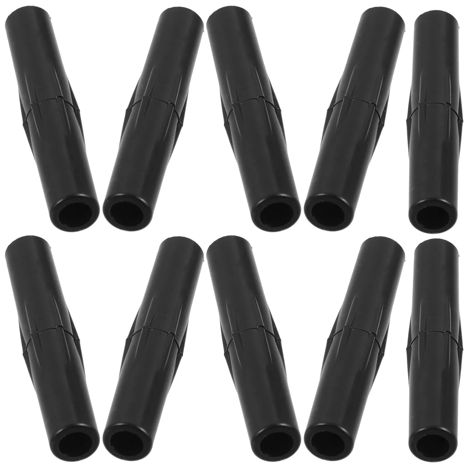 10Pcs Flagpole Connection Sleeve Sturdy ABS Connector Part Outdoor Flagpole Linking Adapter Extension Coupler Kit