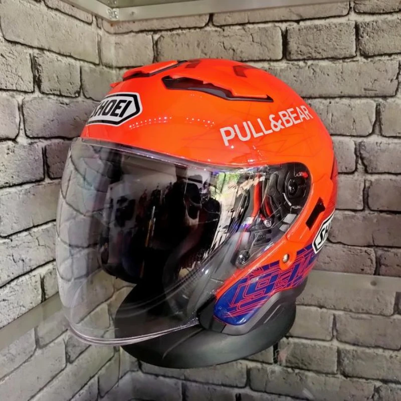 

Shoei J-Cruise II Marquez 6 TC-1 Jet helmet 3/4 Open Face Helmet Men Women Dual Lenses Jet Retro Scooter Motorcycle Half Helmets
