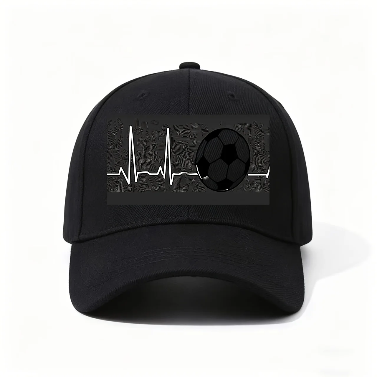Soccer Ball Design, Heartbeat Pattern, Suitable for Sports, Fitness, Outdoor Activities, Camping, Travel, Gift, Adjustable, Brea
