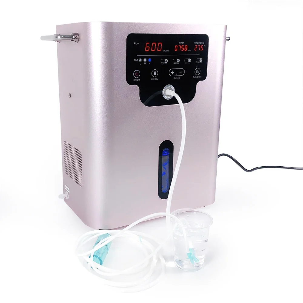 99.9% Purity 600mL Hydrogen Water Generator H2 Gas Hydrogen Inhalation Machine