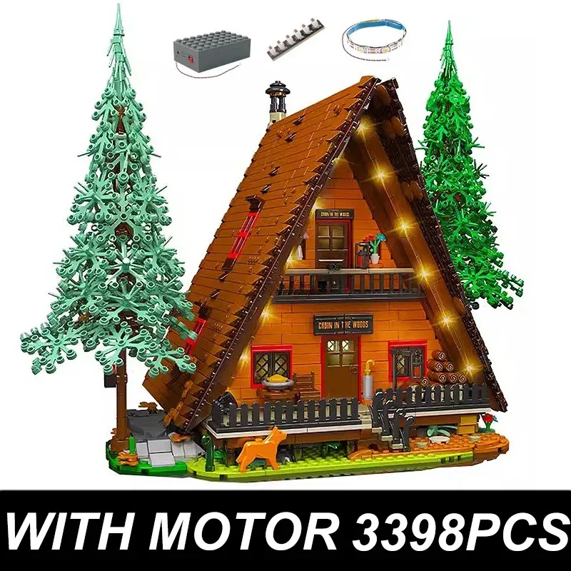 MOLD KING 16053 Einzigartiges Cottage im Wald Modellbausteine Vintage-Set Ziegel Montage Puzzle Spielzeug Weihnachtsgeschenk für Kinder