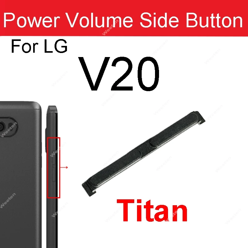 Power Volume Side Buttons For LG V20 F800 V30 H930 V35 V40 V50 V500 V50S V60 V600 On Off Power Volume Small Side Keys Parts image 3