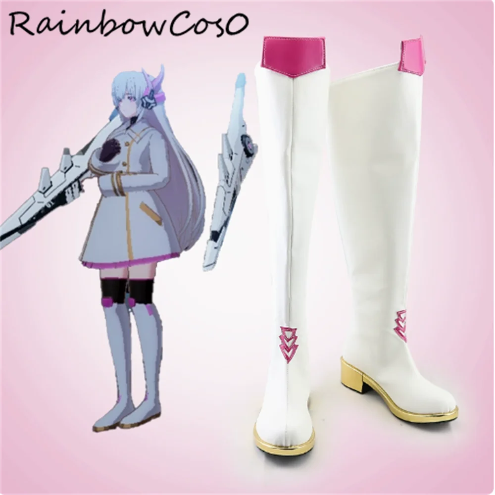 Liv GRAY RAVEN：PUNISHING Cosplay Shoes Boots Game Anime Party Halloween RainbowCos0W4351