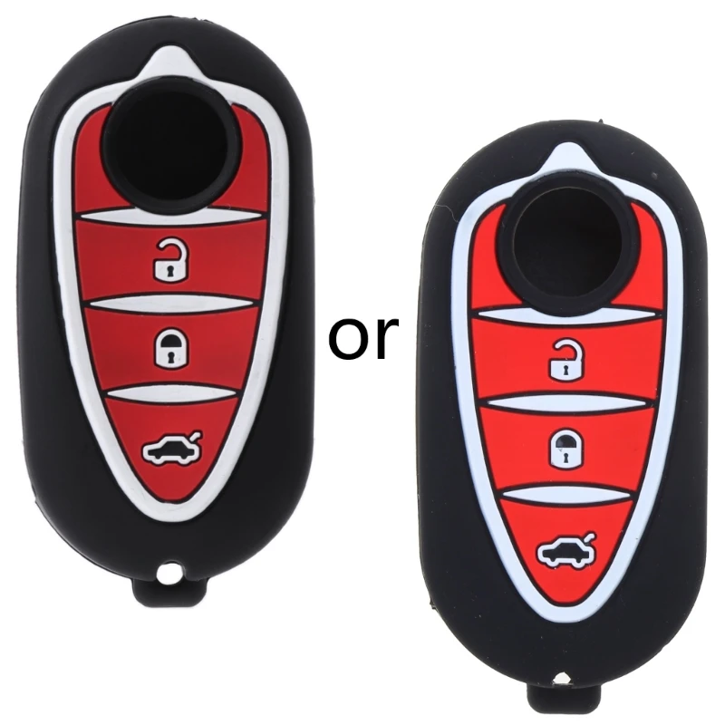 

3 Buttons Silicone Car for Key Fob for Case For Alfa Myth 159 Myth for Giuli