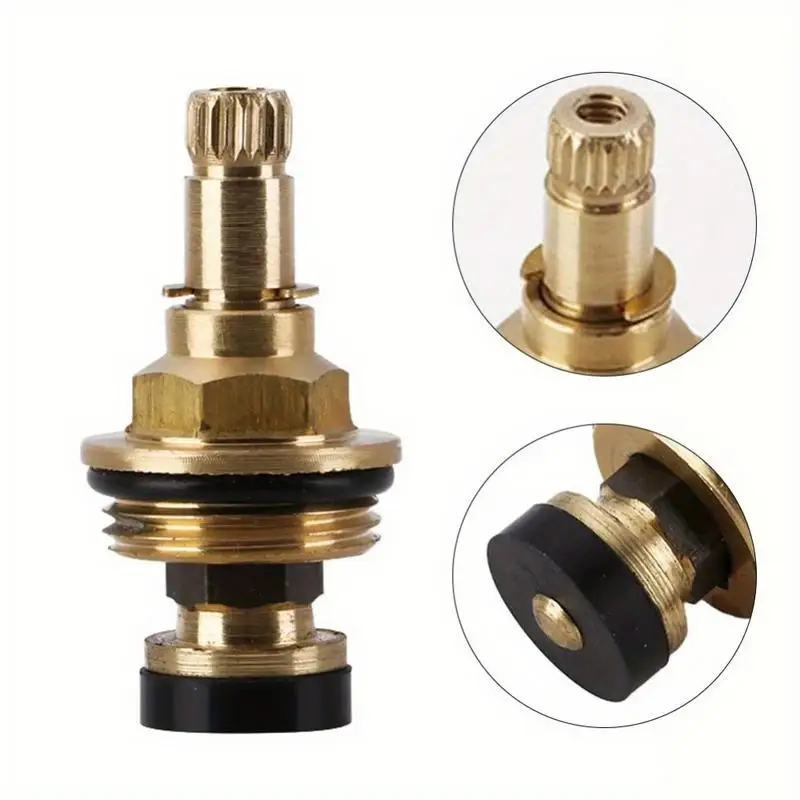 1PC Slow Opening Spool Faucet Hot and Cold Water Mixer Tap G1 2 Kitchen Sink Sprayer Head Yellow