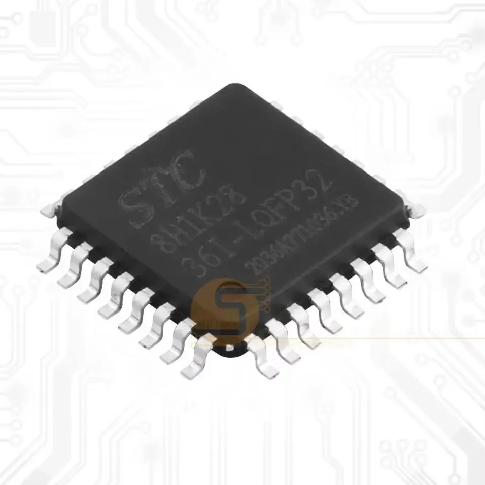 10PCS/Lot STC8H1K28-36I-LQFP32 STC8H1K28 8H1K28-36I-LQFP32 Enhanced 1T 8051 Microcontroller MCU IC New Original