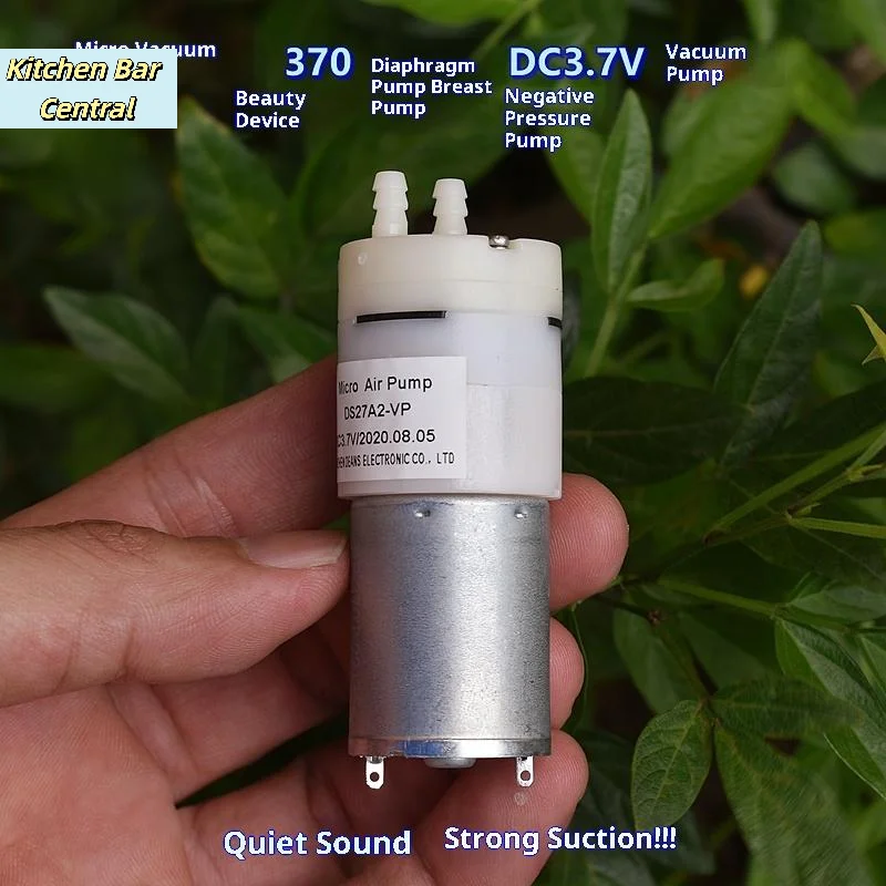 【1Pcs Micro Self-priming Suction Water Pump DC 3.7V 5V Small Mini 370 Motor Diaphragm Pump DIY Dispenser Garden Pumping】