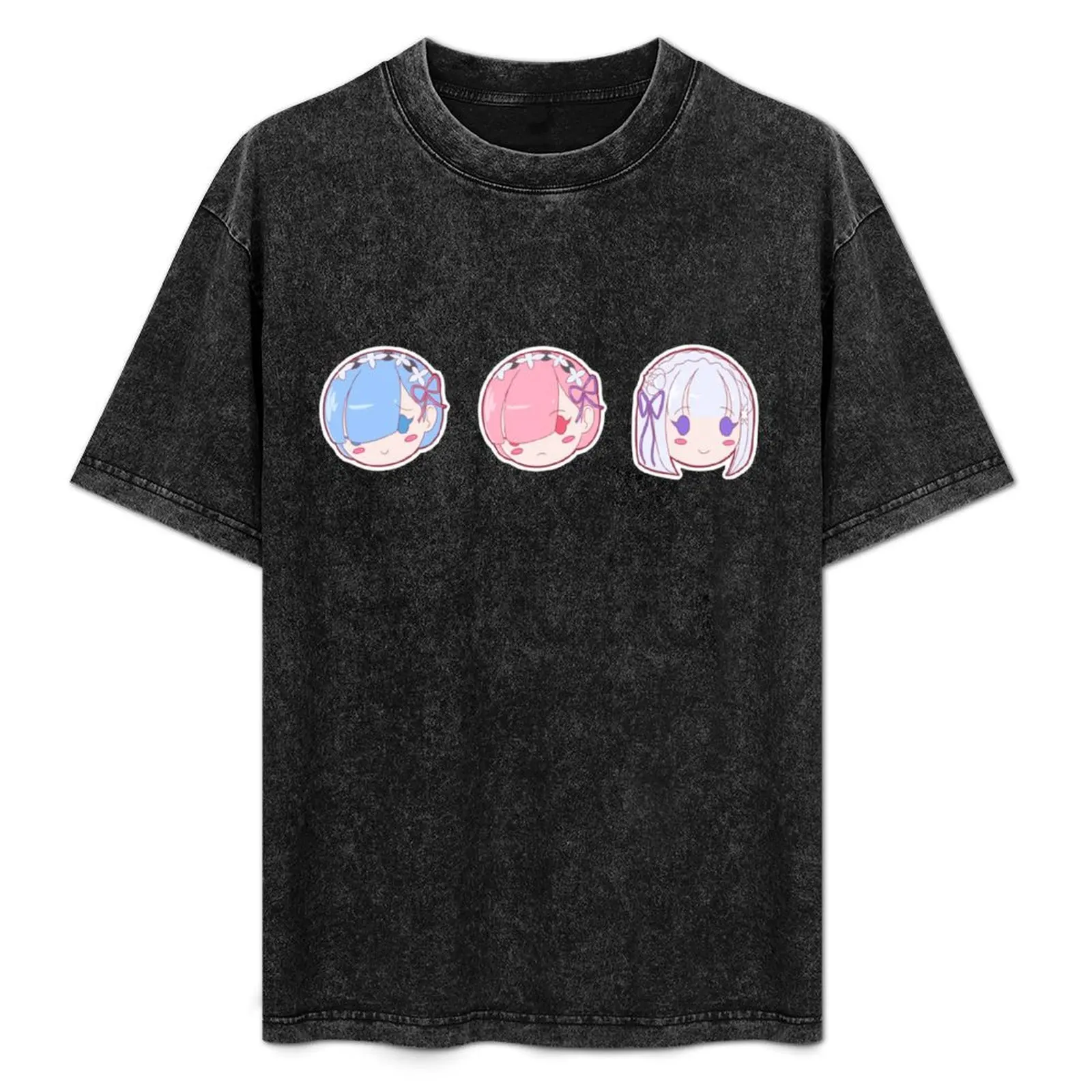 ReZero Waifus T-Shirt rapper graphic tees heavyweights blacks korean fashion mens t shirts top quality