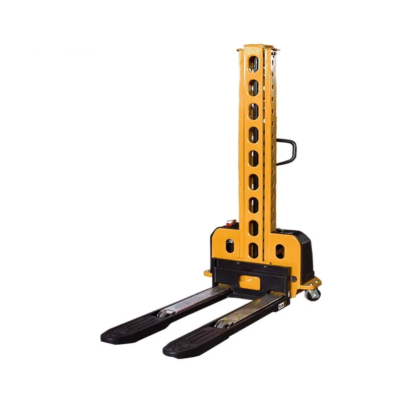 500Kg 1 Ton Autologous Climbing Truck with Electric Automatic Get on And Off Portable Forklift