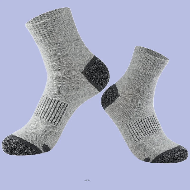 5 Paar neue Socken Outdoor-Wanders ports ocken schweiß absorbierende und deodorante Basketballs ocken 2024 Hochwertige Herren socken für Herren