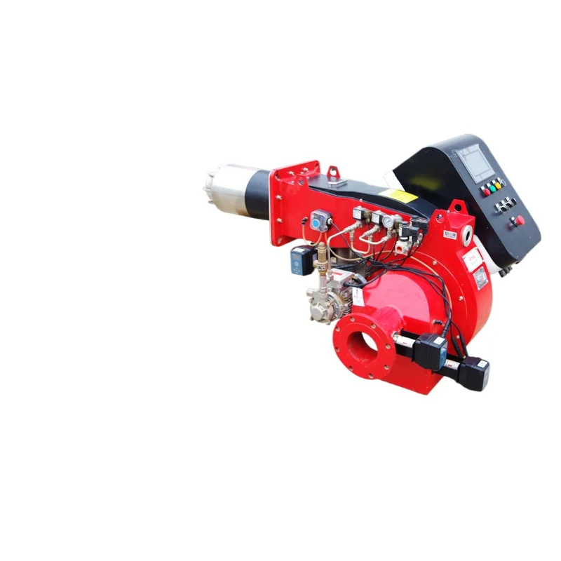 Queimador de baixo nitrogênio, queimador de aquecimento, óleo e gás, forno de dupla finalidade, gás de fogo de estágio duplo