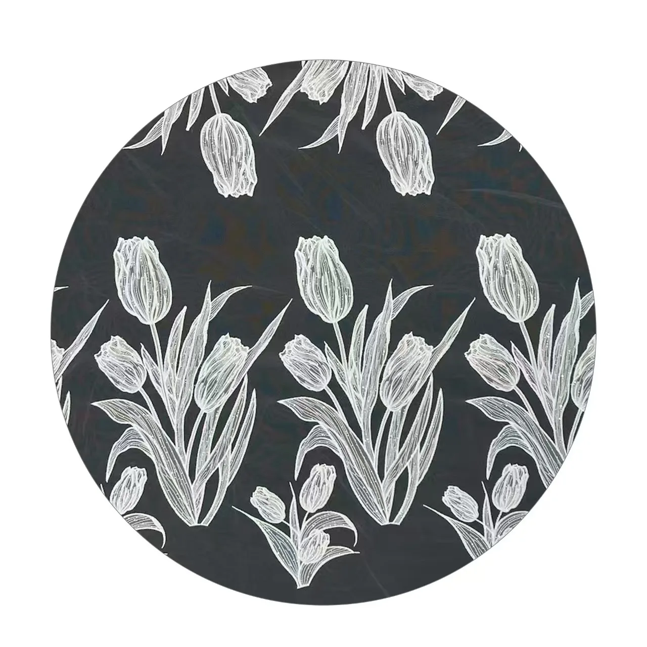 2025 new high-end lace fabric - laser-embroidered tulip heavy-weight bead tube embroidery net fabric  for weddings and