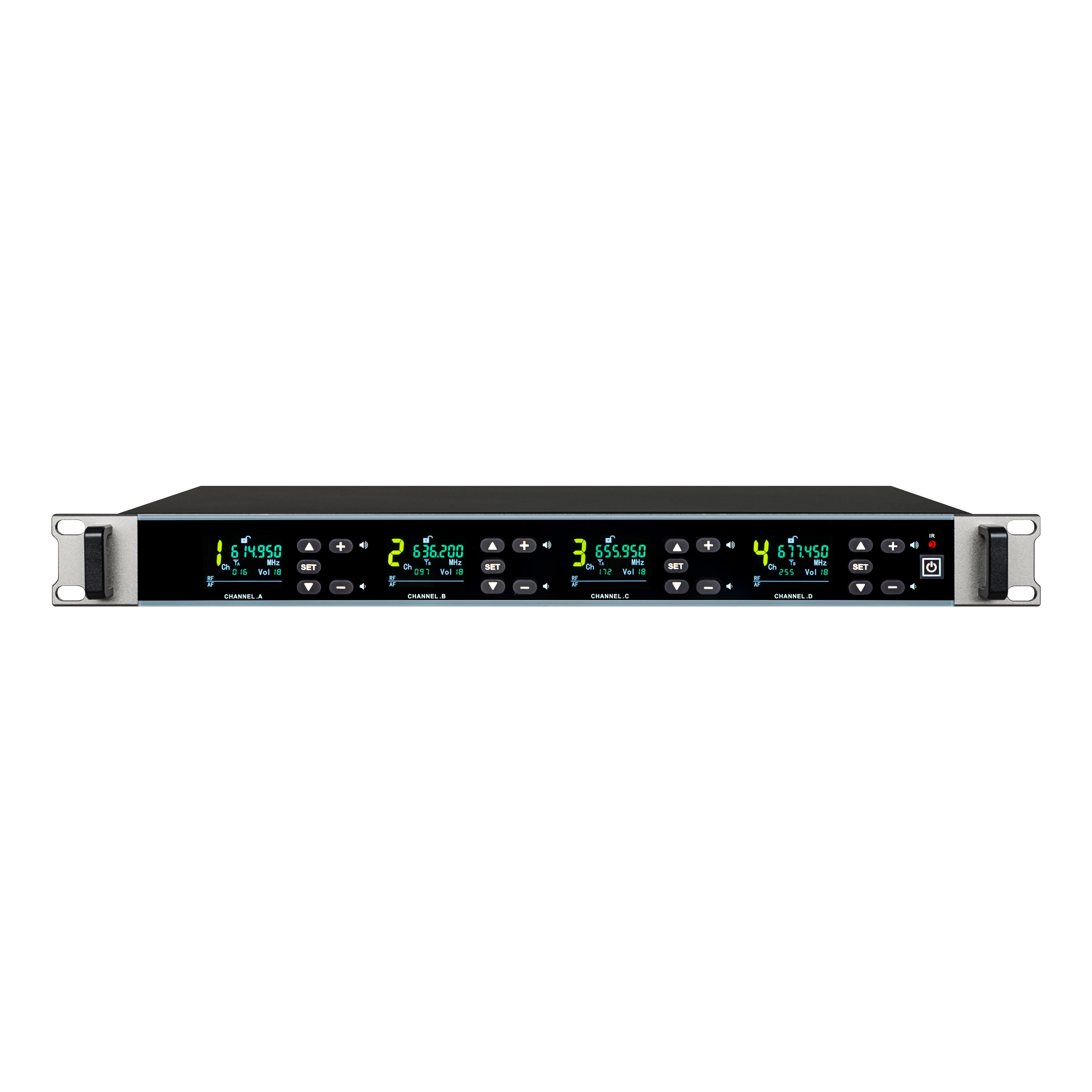 ACS-4004 Professional Handheld Transmitter 4 Channel UHF Wireless Dynamic Microphone Studio With Receiver for Stage KTV Show