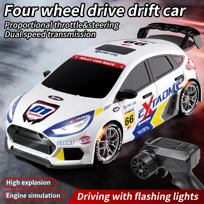 Rc Drift Car Kit - รถดริฟต์ RC 4WD ขนาด 1:24 ควบคุมด้วยรีโมท