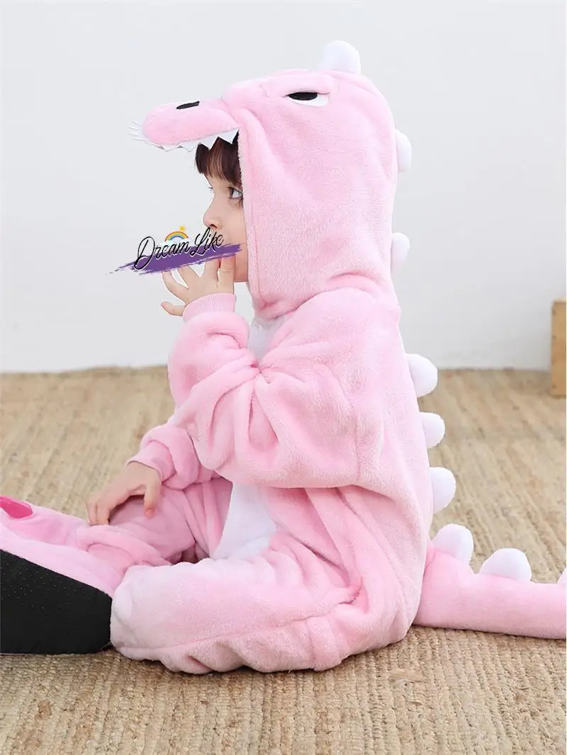 ديناصور الأطفال زي الخريف الشتاء loween الوحش دمية الحيوان Cisas لطيف ex الأداء الملابس البوليستر F...