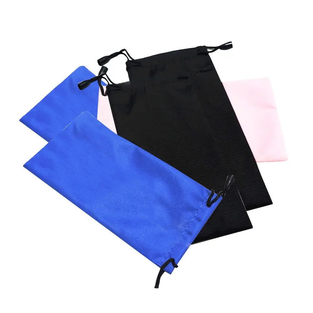 

5Pcs Portable Eyeglasses Storage Pouch Sunglasses Hanging Bag Organizer Felt Material Non-Deforming Drawstring Closure