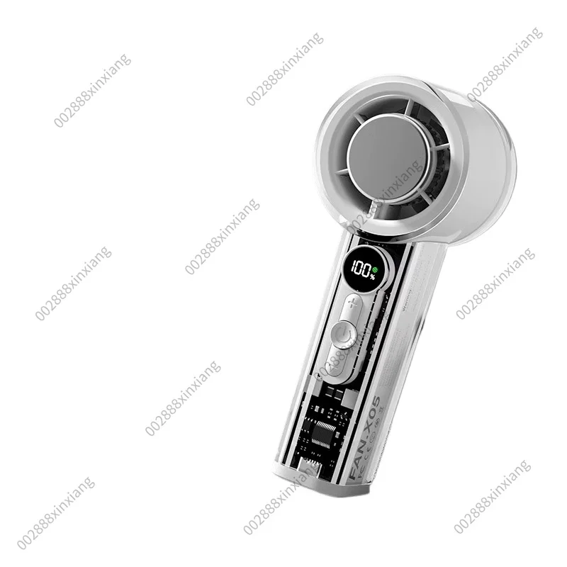 USB Small Fan, Semiconductor Cooling, Portable, LCD Display,10M/S Wind Speed ,3000mAh Battery, Cooling Fan