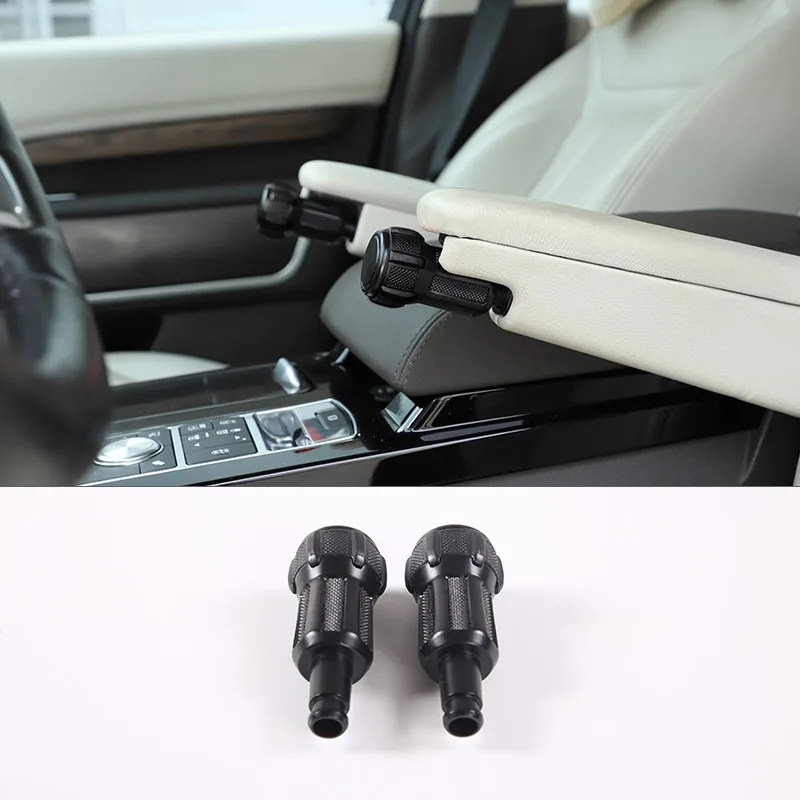 

NEW 2Pcs Alloy Seat Armrest Box Adjustment Konbs For Land Rover Discovery 5 LR5 Range Rover Sport Vogue L405 2014-22 Car-Styling