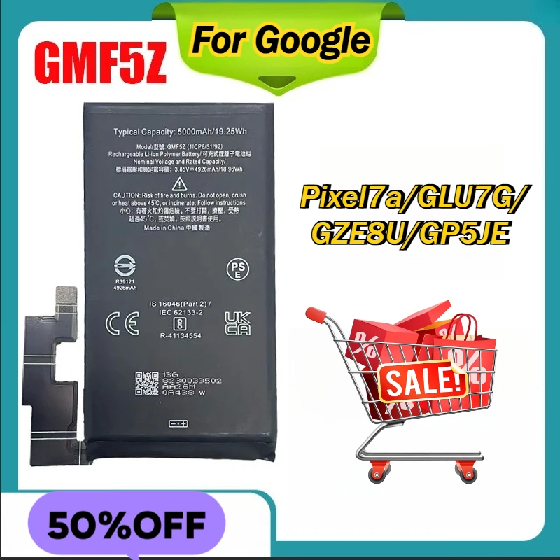 Baterias para Celulares Google Série Pixel7a/GLU7G/GZE8U/GP5JE