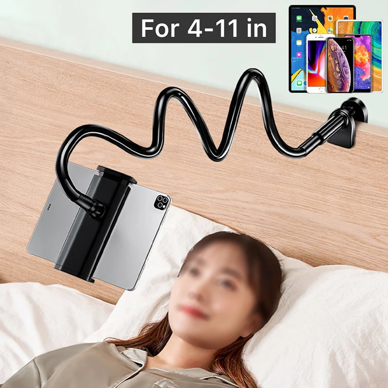 Flexible 360° Clip Universal Phone Holder Tablet Bracket Mobile Phone Holder Lazy Bed Desktop Bracket Tablet Holder Mount Stand