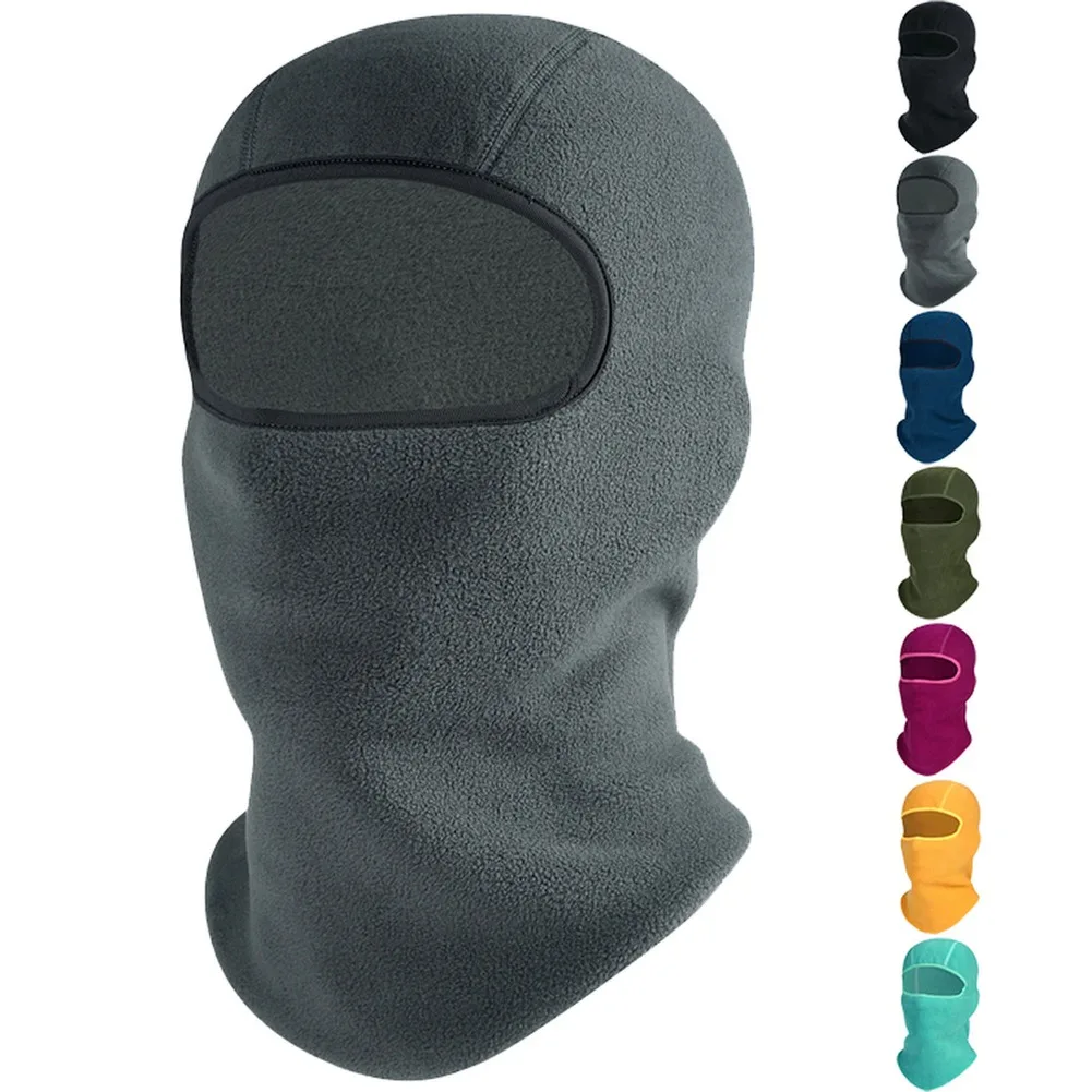 

Winter Windproof Thermal Fleece Full Face Mask Balaclava Ski Mask Outdoor Sports Motorcycle Helmet Lining Hood for Men Women