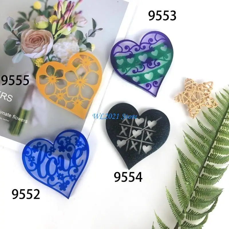 G5GC تحديد الموقع قوالب DIY كوستر قوالب سيليكون صينية قوالب الايبوكسي الراتنج الصب قوالب #3