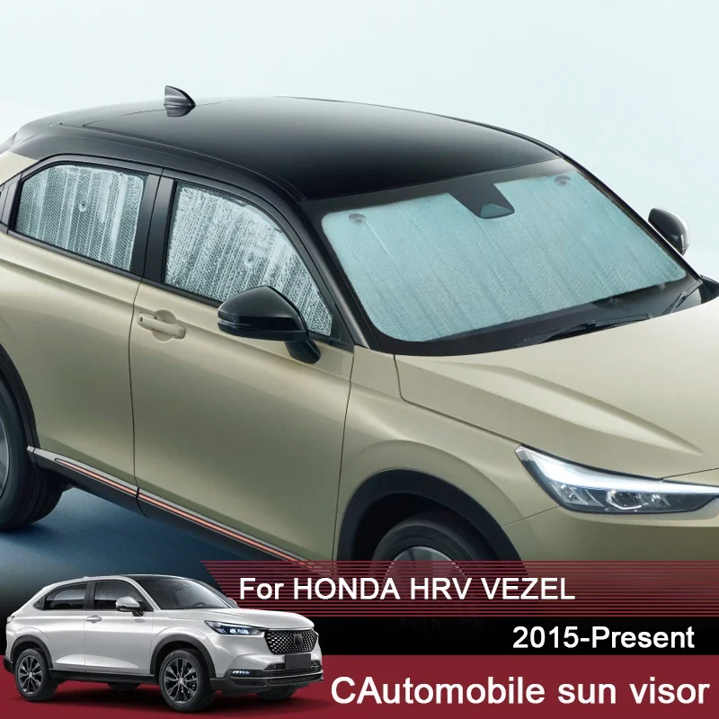 

Автомобильные солнцезащитные козырьки с УФ-защитой для Honda HRV VEZEL 2015-2025, оконная занавеска, солнцезащитный козырек, лобовое стекло, автомобильные аксессуары