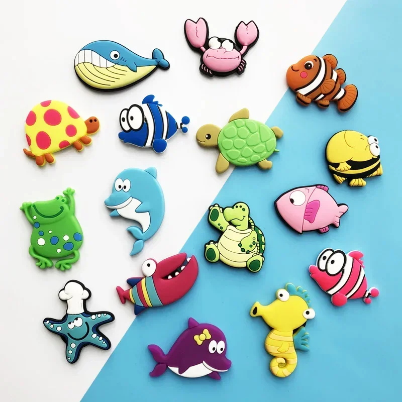 Creative Cartoon Pvc Fridge Magnets Zoon Animakl Magnetic Toyd Toddler Souvenir Refrigerator Magnets Home Decor Magnetic Sticker