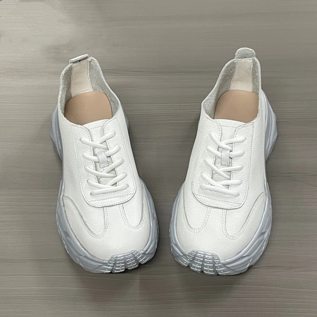 Xingliupi Trendy Mesh Women's Shoes High Quality Casual Shoes Fashion Popular Sneakers for Women Unique Shape Genuine Leather