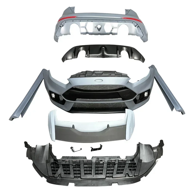 

Wide Body Kit Fit for 2015 Focus RS Front Bumper Rear Tail Wing Retrofit/Upgrade Auto parts good quality original