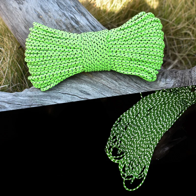 20 meter reflective umbrella rope 2.5mm household outdoor tent rope windproof