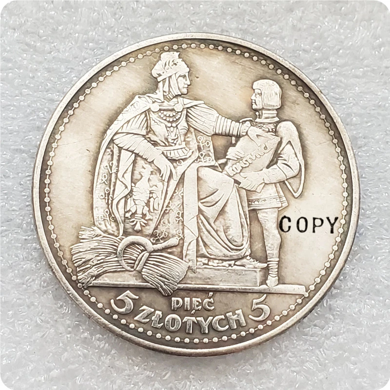 1925 Poland 5 Złotych Copy Coin