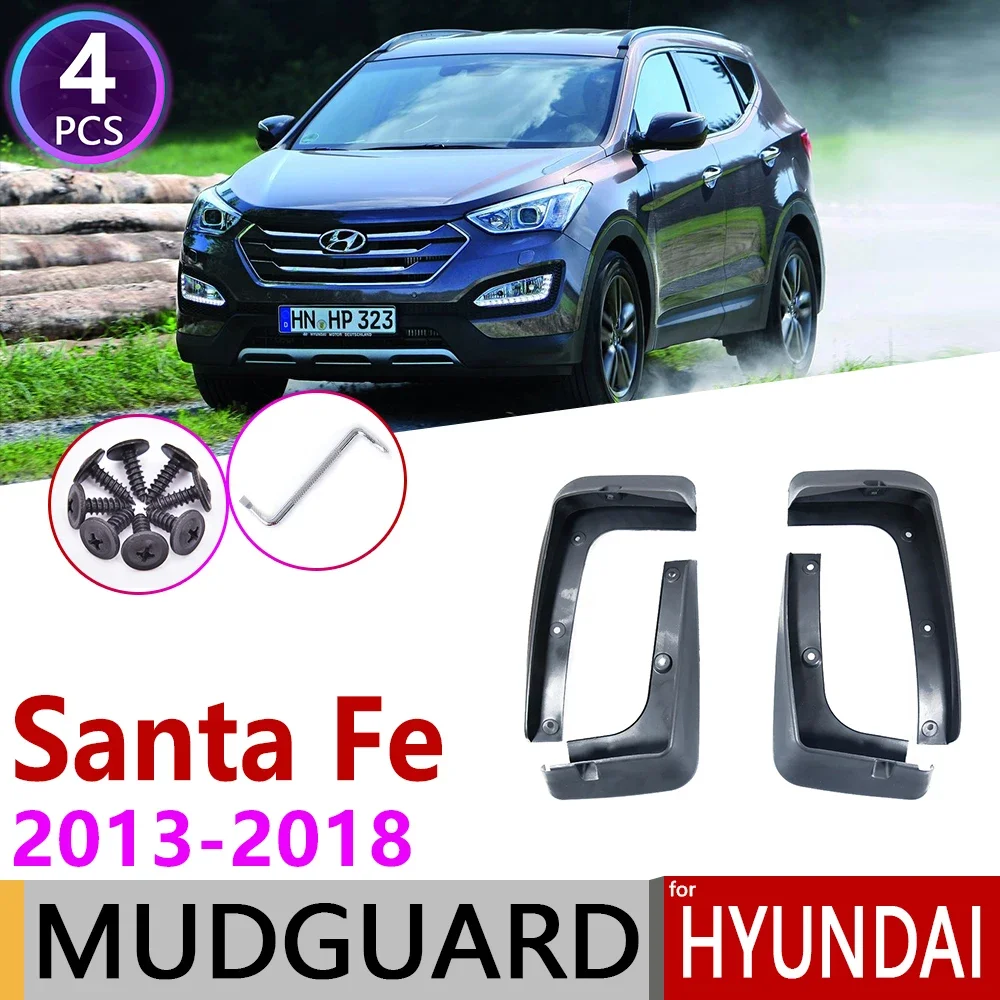 

Брызговики для Hyundai Santa Fe ix45 2013 ~ 2018 DM, брызговики от грязи