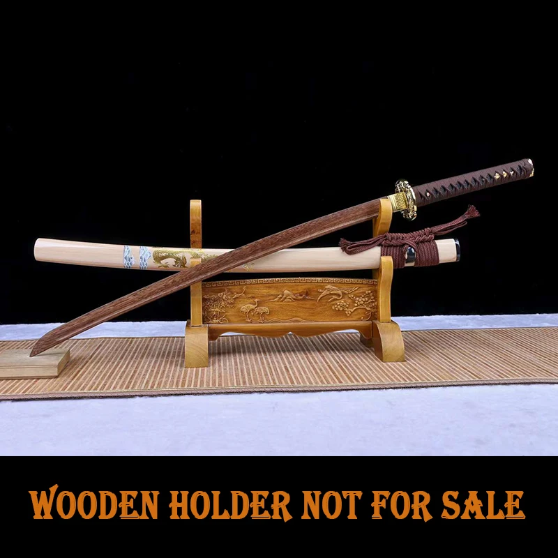 Katana Sword, Full Size Blade, Iaito Training Sword,Wooden Swords, Decor, Quality Sword,Dragon Sword, Can Custom