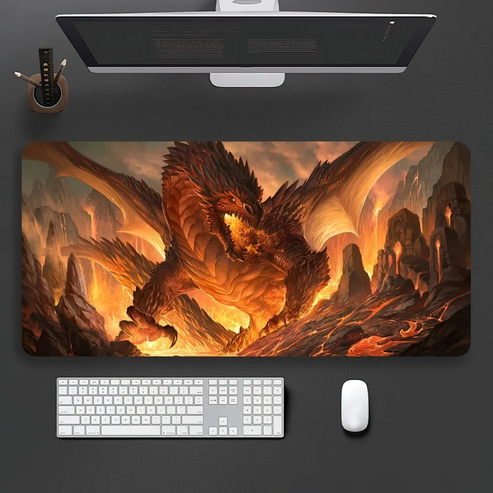 Classic Game D-Dungeons D-Dragons D-DND Mouse Pad Game Office Large PC Keyboard Rubber Big Computer Laptop Table Desk