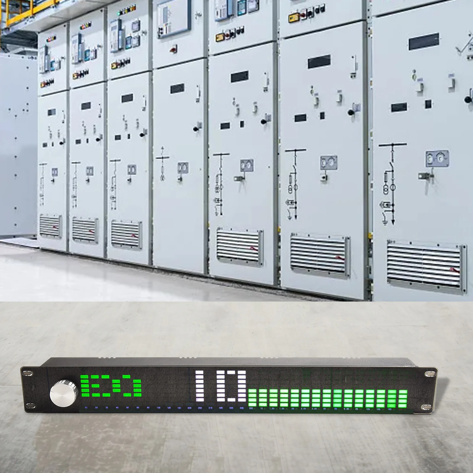 31-Bands for equalizer Dual Channel Professional 480 X 58 X 48 Mm AC100-240V Digital for equalizer Synchronized Control