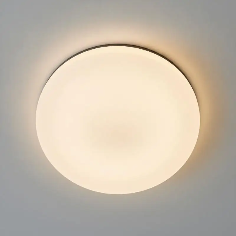 White Translucent Round Lampshade Diffuser Waterproof Easy Clean for Drum Pendant Lights Bedroom Bathroom Lighting