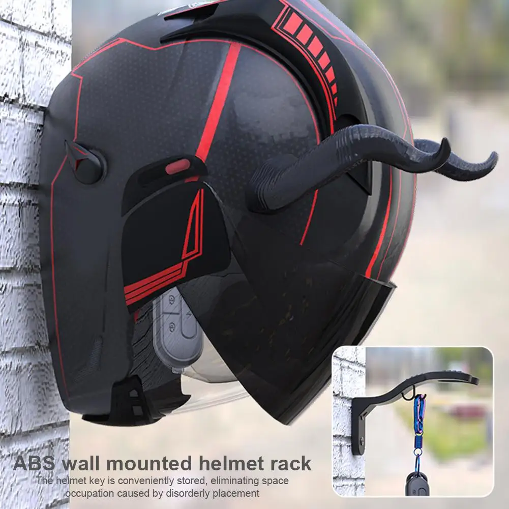 Motorcycle Head Gear Hook Helmet Holder Helmet Hook Wall Mount Football Bicycle Hat Hanger Stand For Motorcycle Caps Wall R D2J6