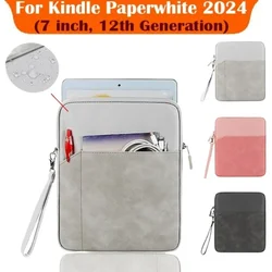 Case For Kindle Paperwhite 2024 12th Generation and Colorsoft 7 Inch Model No. SA569P SA568B E-book Bag Pouch 7”