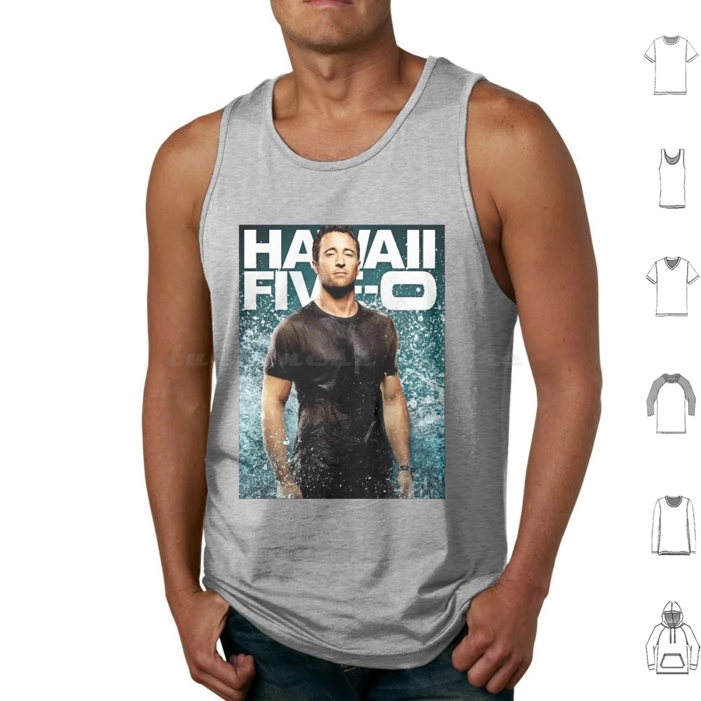 Natural Outstanding Delicate Acting Attraction Mcgarrett-The Big Kahuna Gift For Tank Tops Print Cotton Natural