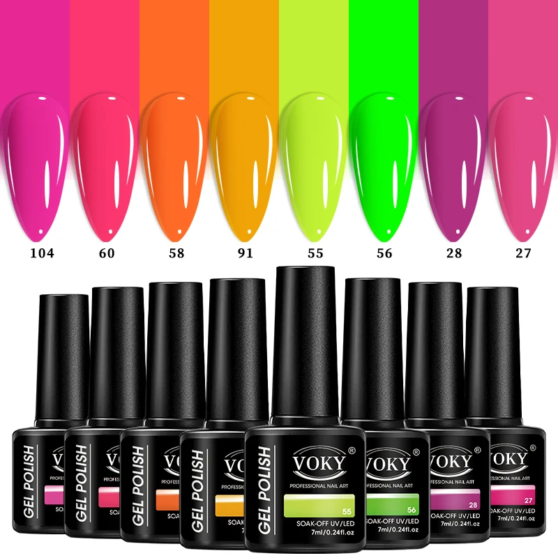 

Набор из 8 гель-лаков для ногтей, подходит для отверждения УФ/светодиодов, идеально подходит для девочек и женского маникюра своими руками.