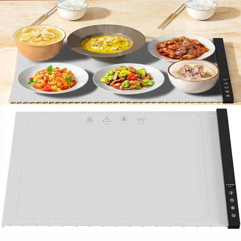 

Fast Heating Food Electric Warming Tray Silicone Foldable Food Warmer Plate with Adjustable Temperature Control Keeps Food Hot